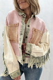Stylish Patchwork Denim Jacket