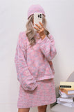 Cozy Knit Skirt Set
