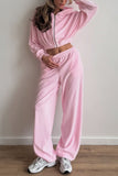 Cropped Hoodie and Jogger Pants Set