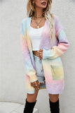 Open-Front Ombre Cardigan