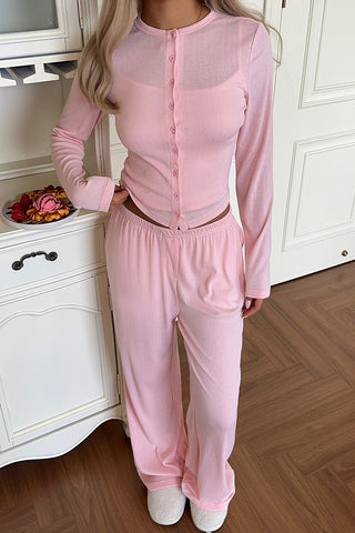 Three-Piece Relaxed Pants Set