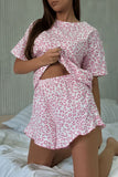 Leopard Print Short Set