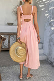 Sleeveless Cutout Sundress