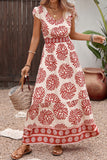 Floral Print Maxi Dress