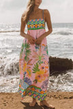 Sleeveless Floral Maxi Dress