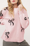 Bow-Decorated Sweater