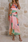 One-Shoulder Draped Casual Dress