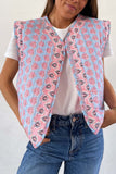 Floral Quilted Vest