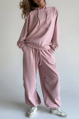 Relaxed Hoodie and Pants Set