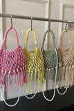 Chic Knotted Fringe Handbag
