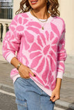 Floral Pattern Sweater