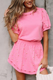 Pearl Puff Sleeve Lounge Set