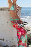 Floral Two-Piece Swimwear Set