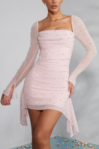 Embellished Sheath Casual Dress