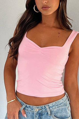 Ruched Detail Tank Top
