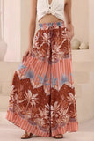 Floral Wide-Leg Casual Pants