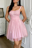 Sparkling Starry Casual Mini Dress