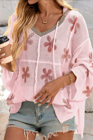 Floral Pullover Sweater