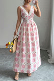 Maxi Dress with Floral Print