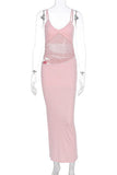 Sleek Cutout Evening Dress