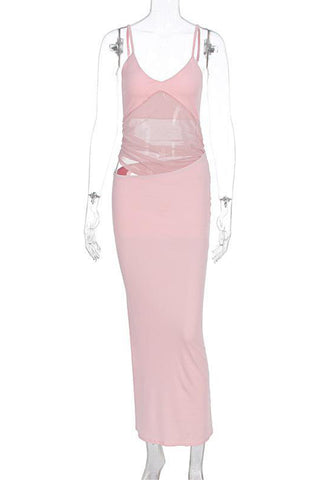Sleek Cutout Evening Dress
