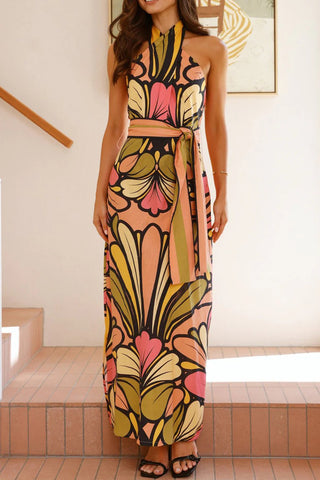 Halter Maxi Vacation Dress