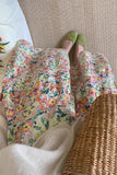 Floral Tiered Midi Skirt