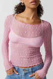 Long Sleeve Lace Top