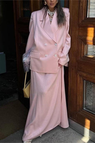 Elegant Two-Piece Skirt Set