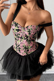 Animal Print Bustier Tank Top