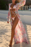 Floral Beach Cover-Up Dress