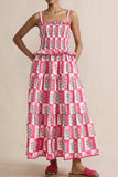 Tiered Floral Maxi Dress