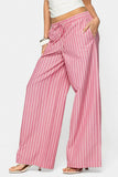 Striped Drawstring Pajama Pants