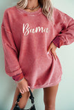 Bama Letter Graphic Sweatshirt