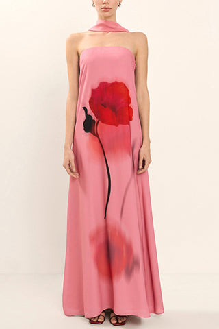 Floral Print Maxi Sundress