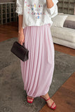Draped Maxi Skirt Elegance