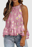 Sleeveless Ruffle Tank Top
