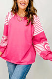 Heart Patchwork Long Sleeve Top