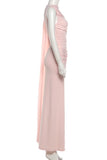 One-Shoulder Ruched Evening Gown