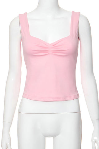 Ruched Detail Tank Top