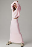 V-Neck Long Sleeve Skirt Set