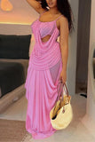 Elegant Draped Skirt Set