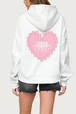 Graphic Print Oversized Hoodie