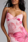 Floral Print Spaghetti Strap Dress