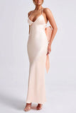 Elegant Spaghetti Strap Evening Dress