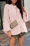 Button-Front Oversized Cardigan