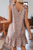 Sleeveless Floral Casual Dress