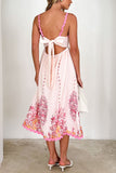 Floral Print Midi Dress
