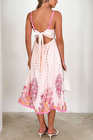 Floral Print Midi Dress