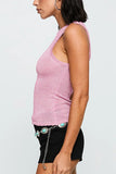 Scalloped Edge Knit Tank Top